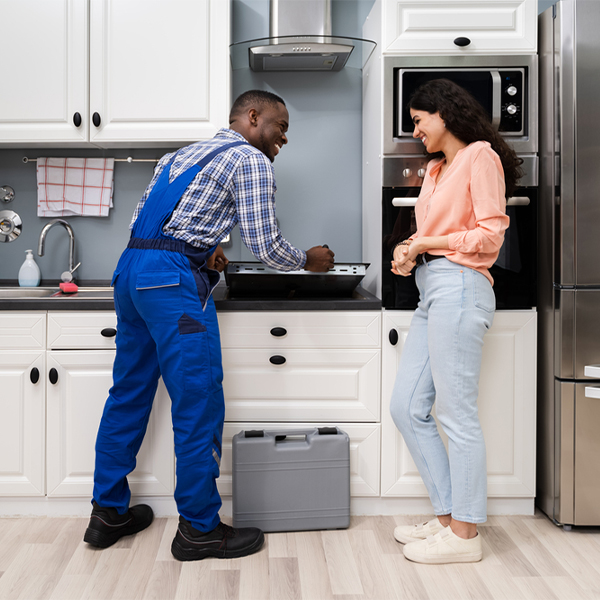 how long does it typically take to complete cooktop repair services in New Centerville